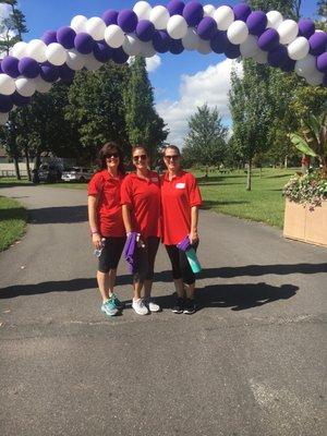 Our team enjoyed participating in the Walk to End Alzheimer's this past weekend. It was a great of helping a great cause! #EndAlz