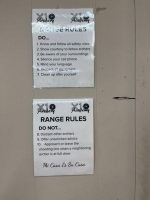 Range Rules