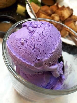 Ube Ice Cream.