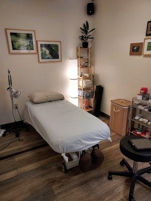 Acupuncture treatment room