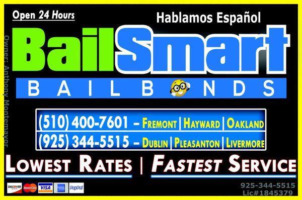 You can find our ad in Santa Rita Jail. Just remember the word SMART! If your in Fremont, CA and need a Bail Bond, we are here to help!