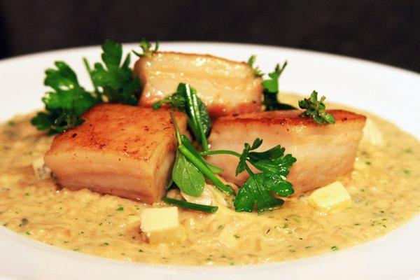 Pork Belly Risotto