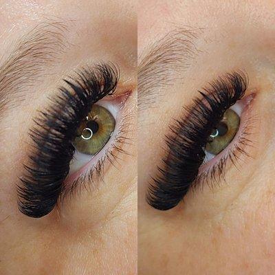 Mega volume lash extensions