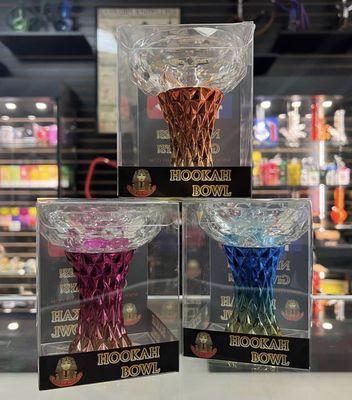 Different flavors of Shisha and charcoal