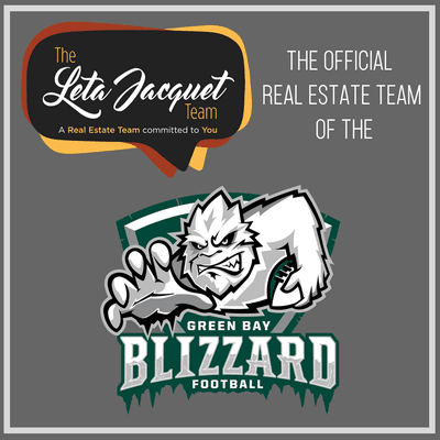 The Leta Jacquet Team,, The Official Real Estate Team of Green Bay Blizzard