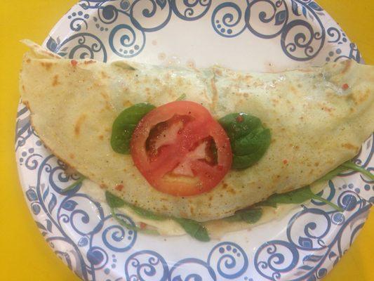 Homemade crepes