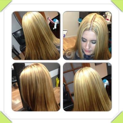 Brazilian blowout and double process #studio1A #stephanie