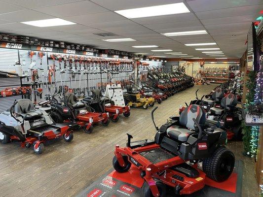 Interior of LSM Outdoor Power, Keller Texas.