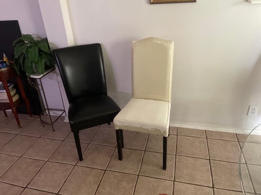 can you reupholster this chairs?