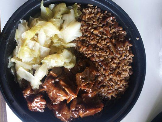 Large Oxtail Rice and peas $13.91 (including tax)