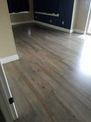 Hickory 3,4,6 inch widths stained gray