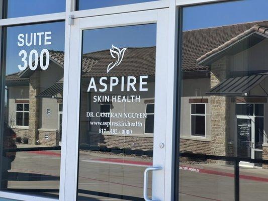 Medical clinic front door