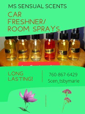 Car and Room Freshner Sprays