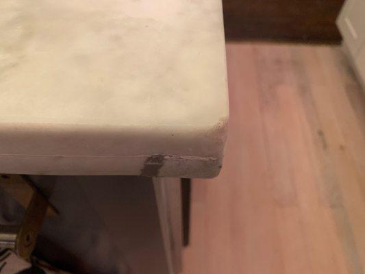 Marble Countertop Before