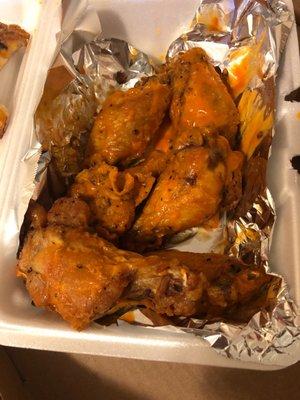 Buffalo Chicken Wings have a good flavor not dry at all love the way are prep