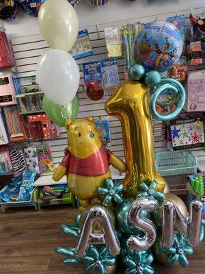 1st Birthday  Balloon Marquee