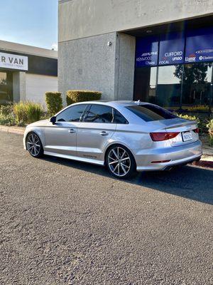 Kavaca Ceramic IR (Infrared) 05 all the way around on this Audi S3