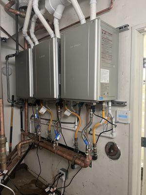 New water heater installation