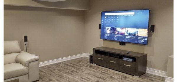 Tv wall mount install