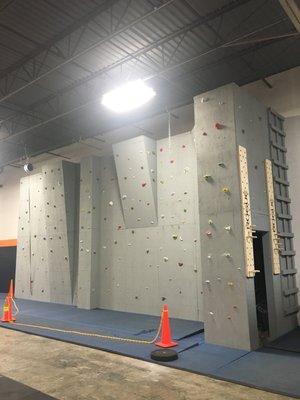 16ft by 40ft Rock Wall