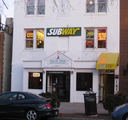 Subway (on 1st Street, SE three blocks south of the Library of Congress)