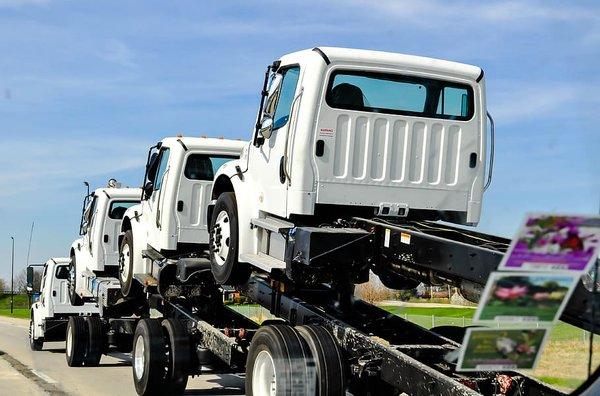 We do auto transport trucks.