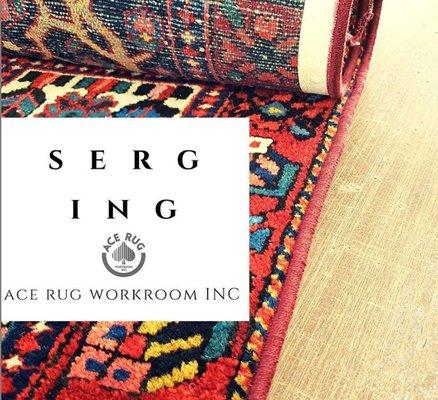 serging