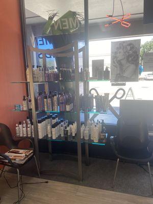 We carry Wow Blacklight, Paul Mitchell and Oligo Products!