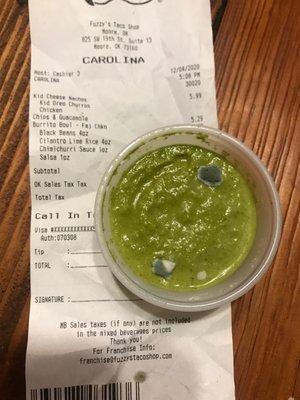 Moldy Salsa