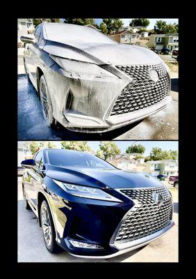 Lexus RX350 receiving an Essential Exterior Detail