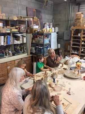 Ceramics classes for adults and kids!