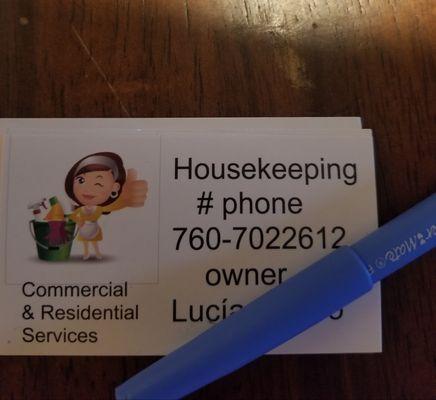 Housekeeping