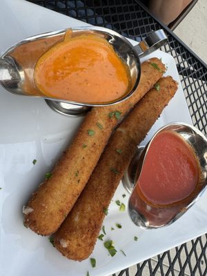 Gigantic mozzarella sticks