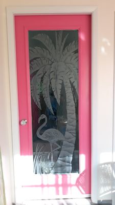 Etched Glass Doors FL