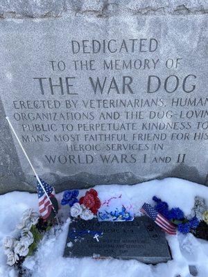 WW1 and WW2 War Dog Memorial