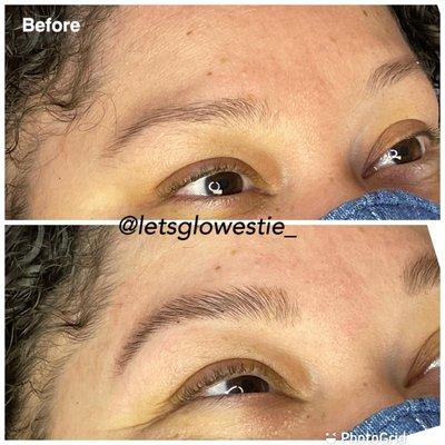 Brow Lamination, Brow Tint and Brow Shaping