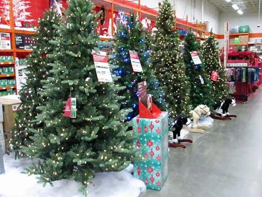 Artificial trees, in case you hate needles in your carpet.