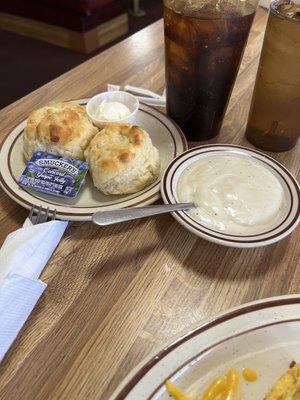 Biscuits & a side of gravy