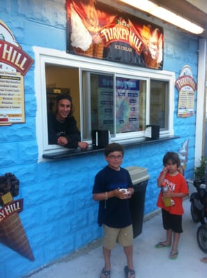 Another happy customer! Shorter lines and cheaper prices, but the ice cream and service are top notch!