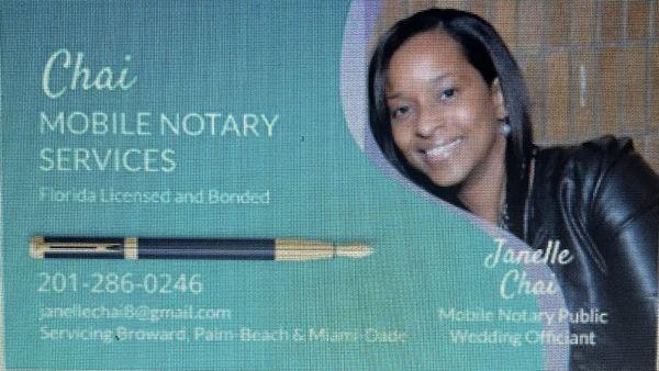 Chai Mobile Notary Services