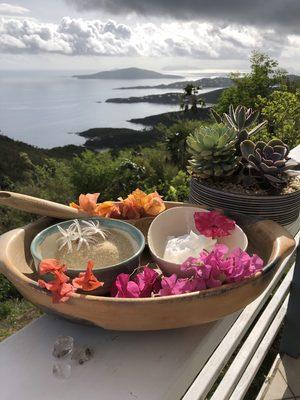 Island foot scrub