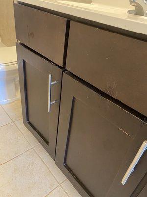 more chipped cabinets