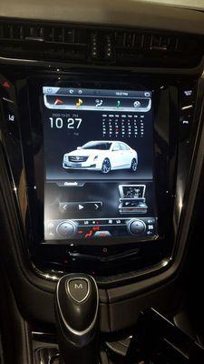 Tesla Style Radio installed to replace Cadillac Cue System / Screen protector installed