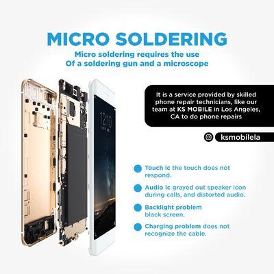 Is your phone completely dead !  We have 10 years of experience in micro-soldering! We fix water damage phones.