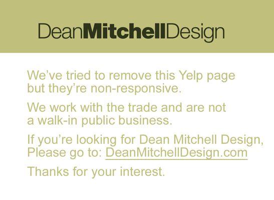 Dean Mitchell Design