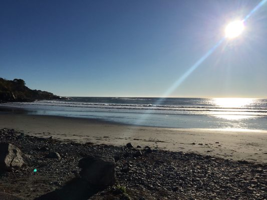 The beautiful York Harbor Beach