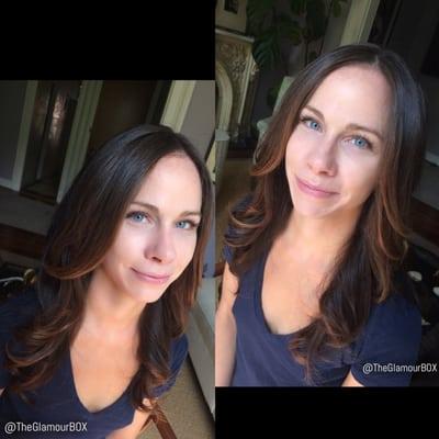 Barbara Pierce blow out style