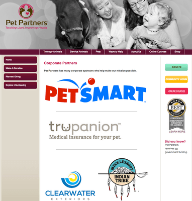 Proud Partner of Pet Partners