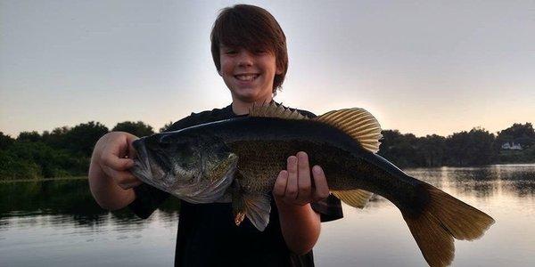 Kids love Florida bass fishing!