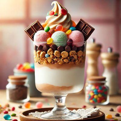 Hard Ice Cream Parfait